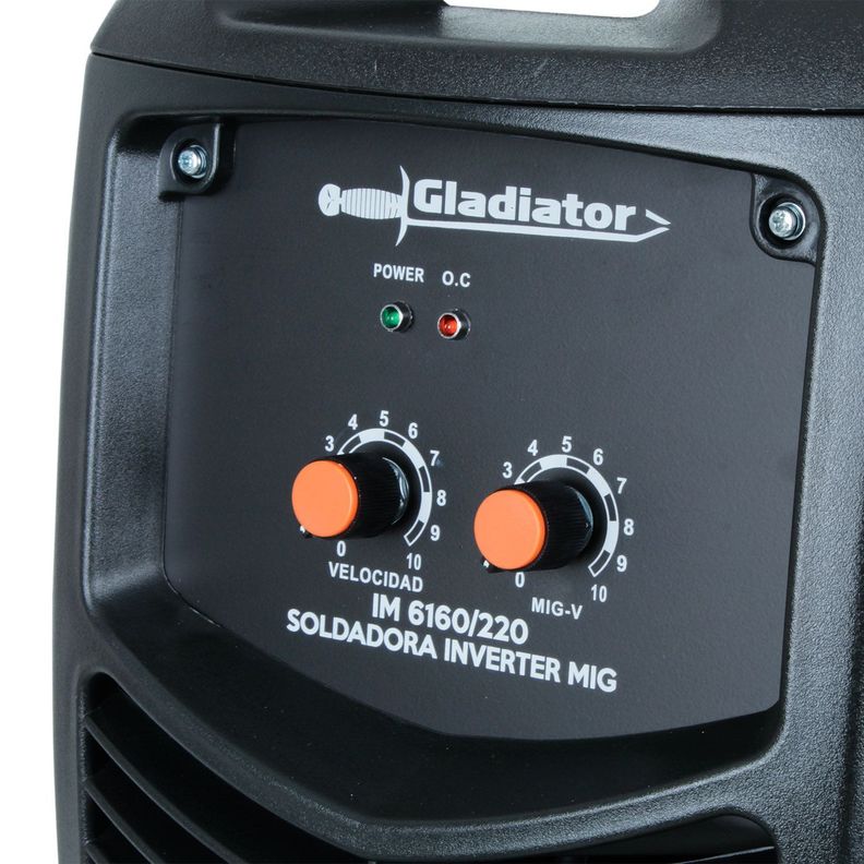 Soldadora Inverter MIG 160amp IM 6160 Gladiator-6