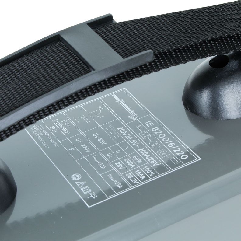 Soldadora Inverter Arco Manual 200amp IE 8200/6/220 Gladiator-7