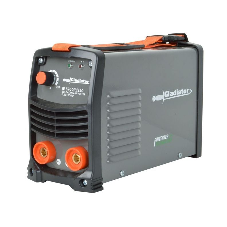 Soldadora Inverter Arco Manual 200amp + Esmeril 4 1/2 + 10 Discos de Corte Gladiator-2