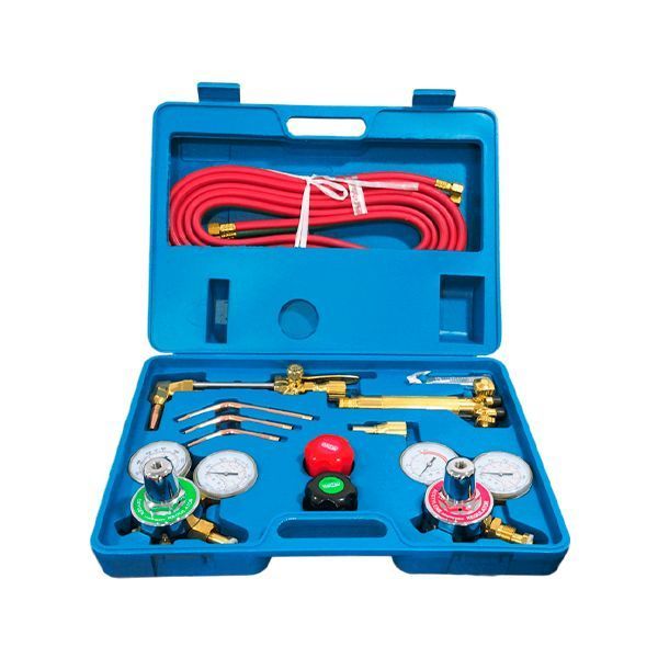 EQUIPO OXICORTE INDUSTRIAL SOLDAR-CORTAR-CALENTAR OXIGENO-ACETILENO WELTEC-0