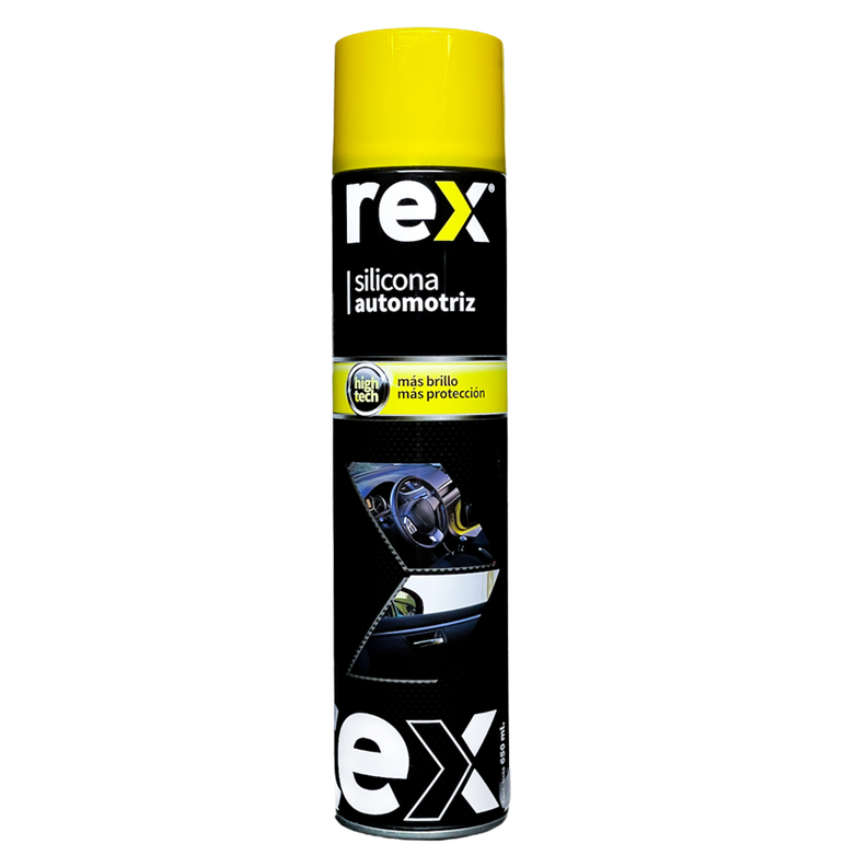 KIT RENOVADOR DE NEUMATICOS + SILICONA AUTOMOTRIZ 400ML REX-2
