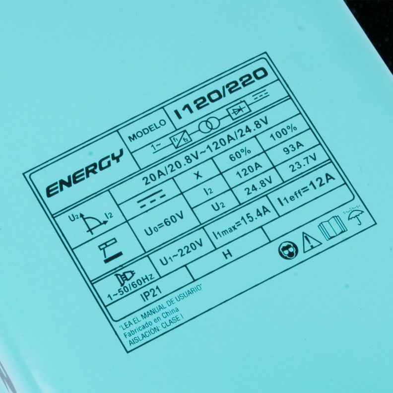 Soldadora Inverter Arco Manual 120amp Energy-2