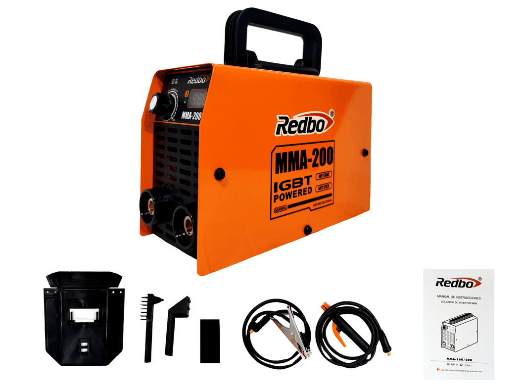 Soldadora Inverter Profesional REDBO MMA-200-2