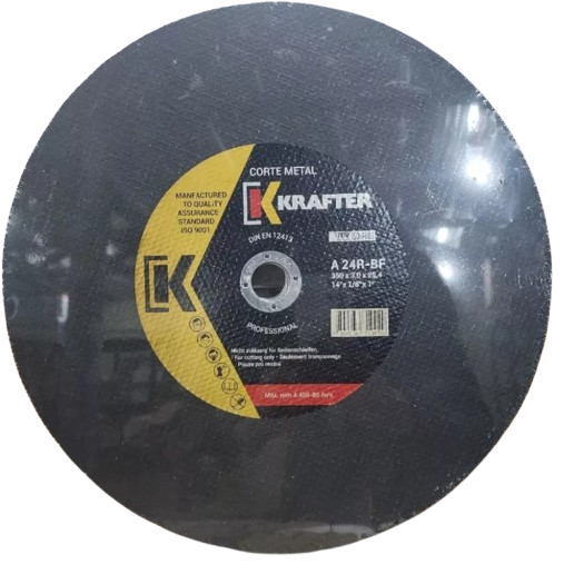 Discos Corte Tronzadora 350mm 14' Krafter Pack 5 Unidades-0