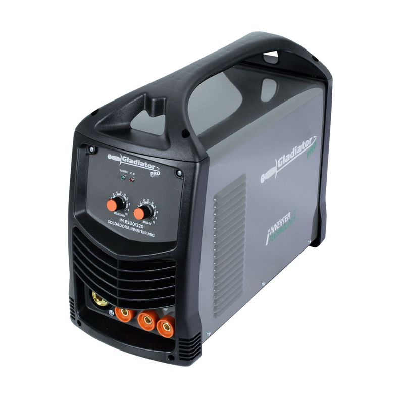 Soldadora Inverter 200amp MIG Con O Sin Gas Gladiator IM 8200-1