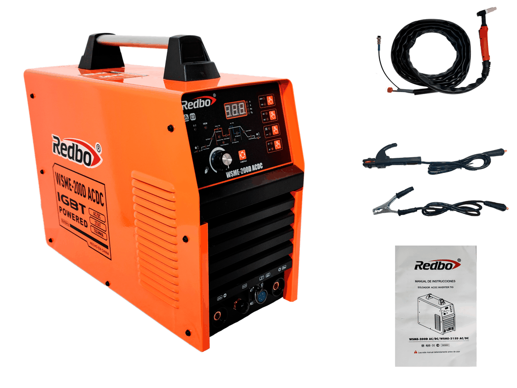 Soldadora TIG REDBO WSME-200D AC/DC-2