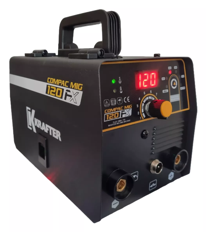 Soldadora Dual Krafter Compac Mig Fx-120 + Accesorios-1