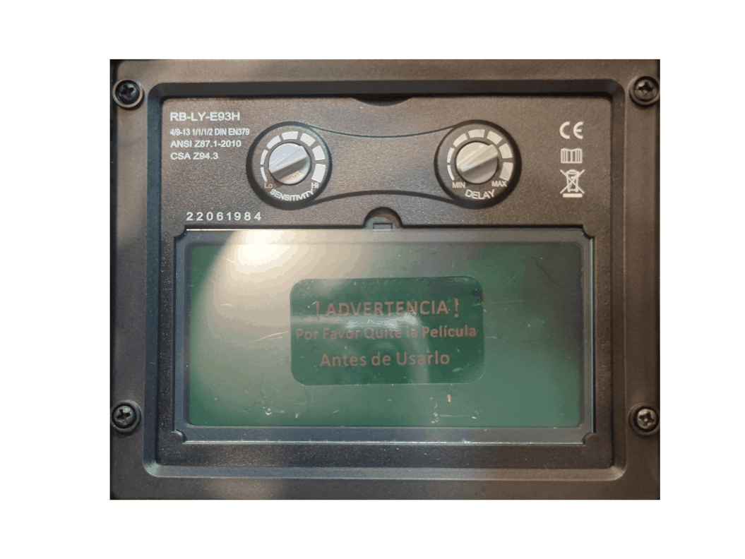 MASCARA DE SOLDAR FOTOSENSIBLE REDBO RB-LYE77-3