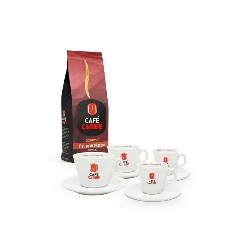 Café en Grano Pausa di Piacere + 4 Tazas-0
