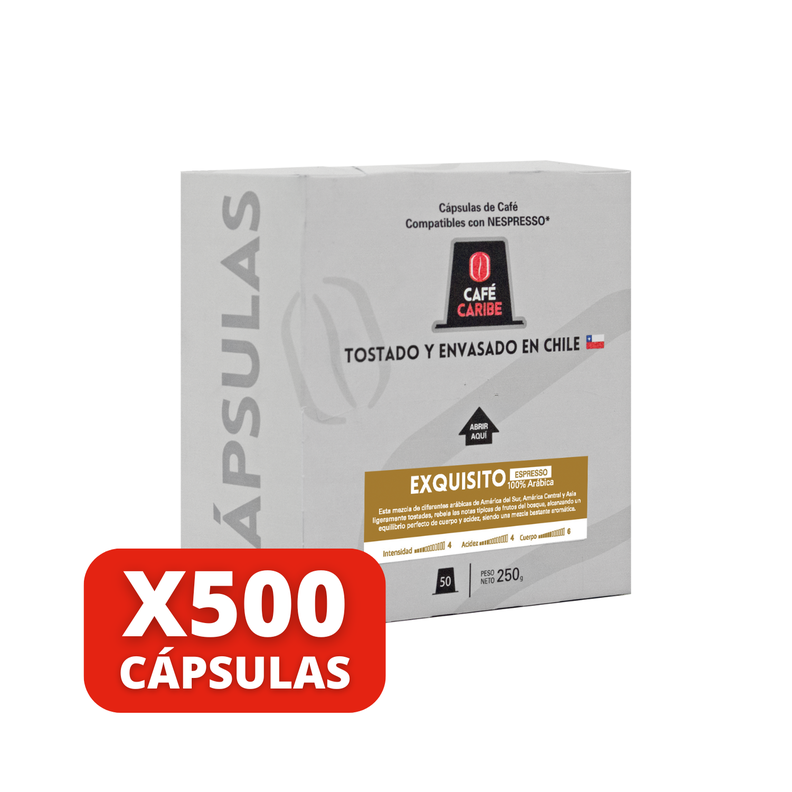 Café Caribe Exquisito 500 Cápsulas Compatibles-1