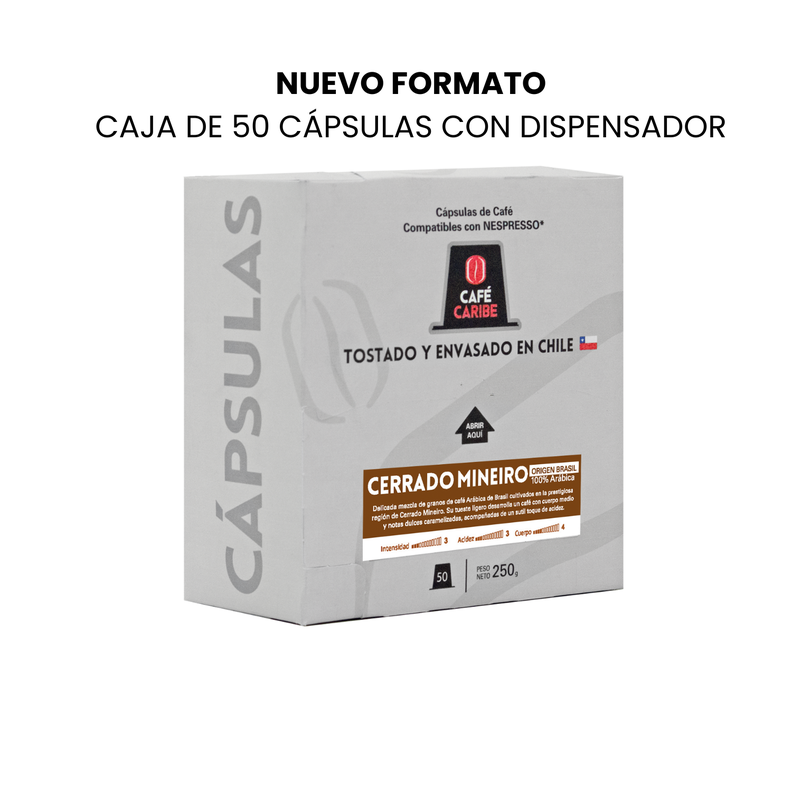 Café Cerrado Mineiro Brasil 100 cápsulas compatibles-1