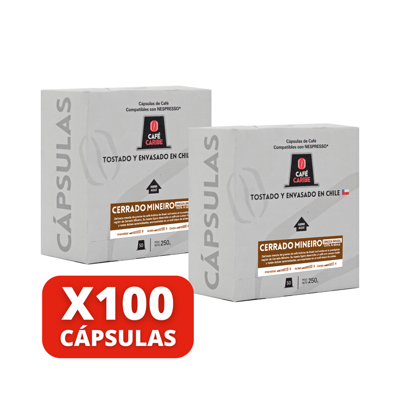 Café Cerrado Mineiro Brasil 100 cápsulas compatibles-2