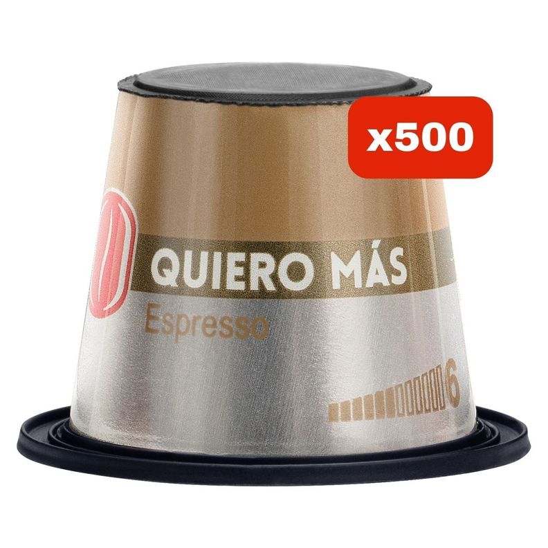 500 cápsulas de café Quiero Más Espresso-0