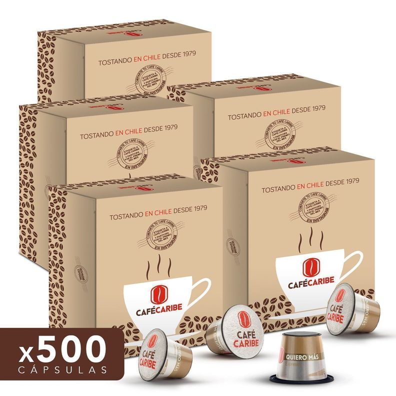 500 cápsulas de café Quiero Más Espresso-1
