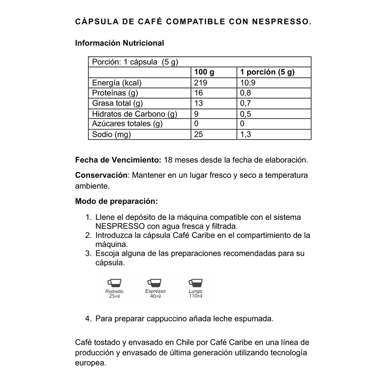 500 cápsulas de café Quiero Más Espresso-2