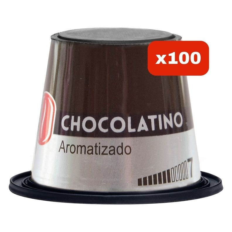 100 cápsulas de café  Chocolatino Aromatizado -0