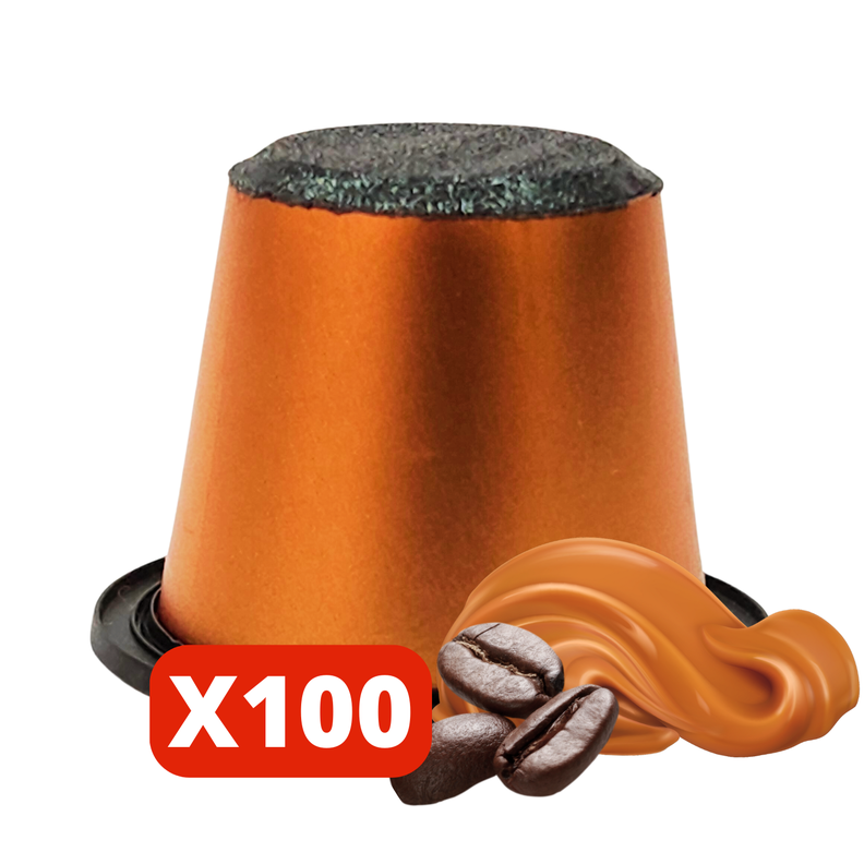 Café Caramel Toffee 100 cápsulas compatibles-0