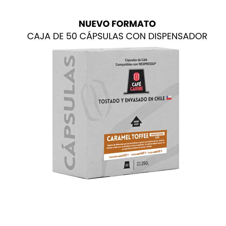Café Caramel Toffee 100 cápsulas compatibles-1