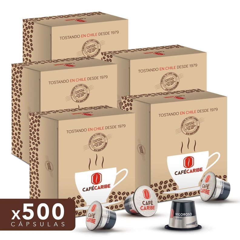 500 cápsulas de café Vigoroso Intenso-1