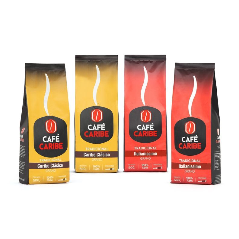 4 Café en Grano Pack Tradicional -0