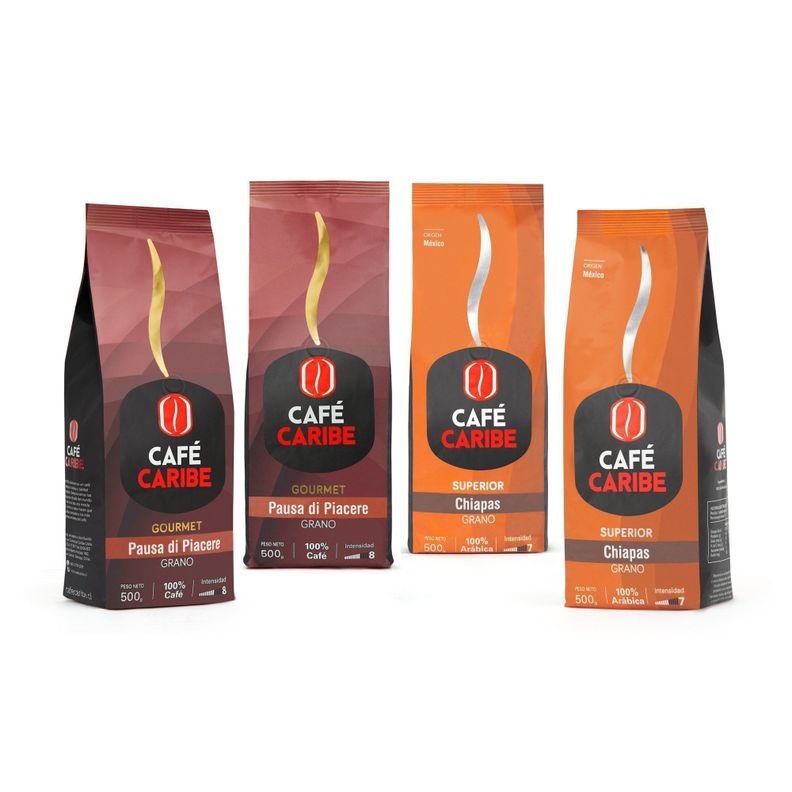 4 Café en Grano Pack Gourmet -0