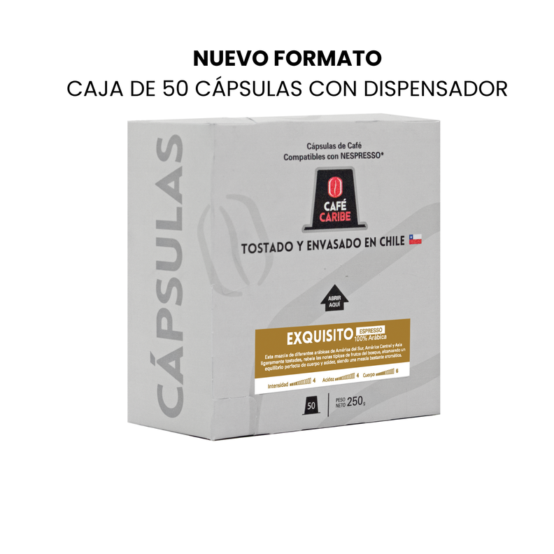 Café Exquisito Espresso 100 cápsulas compatibles-1