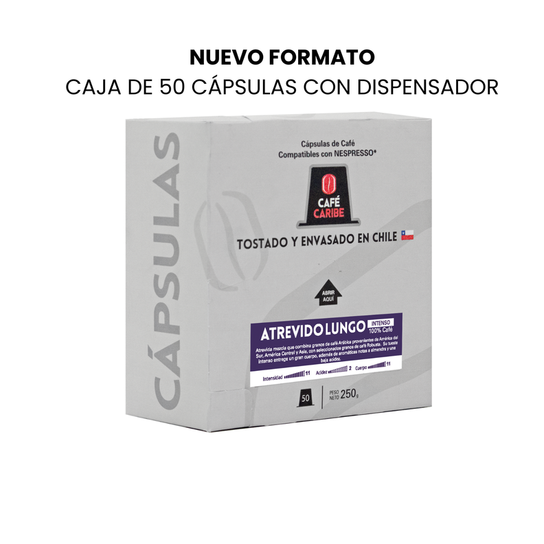 Café Atrevido Lungo 100 cápsulas compatibles-1