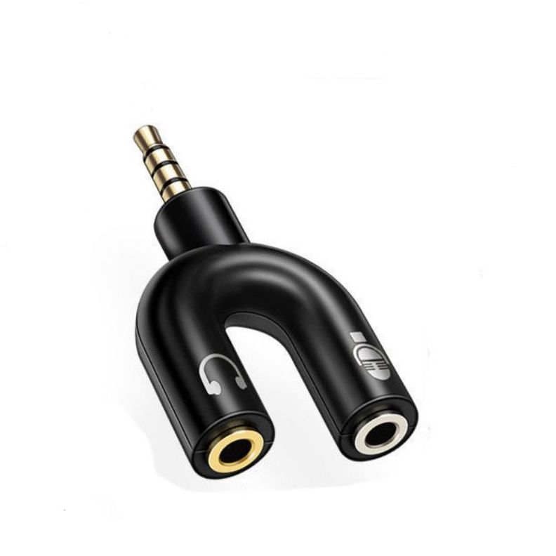 Adaptador Tipo U Dual De 3,5 Mm Auriculares, Splitter, Micro-0