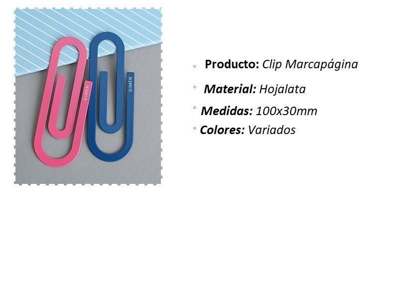 Clips Gigante Kawaii Marcapáginas -1