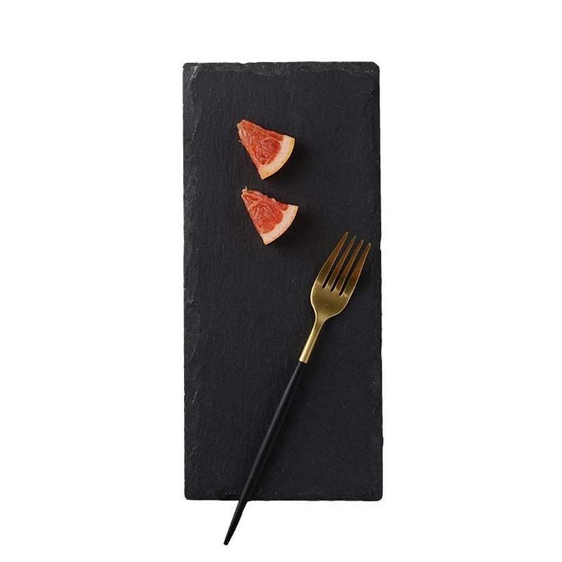 Plato Natural Plancha Piedra Emplatado Bandeja 30x10cm-0