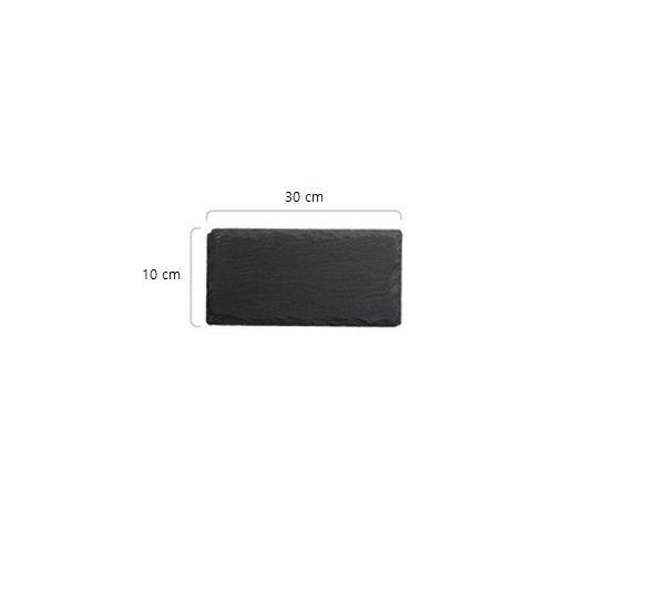Plato Natural Plancha Piedra Emplatado Bandeja 30x10cm-1