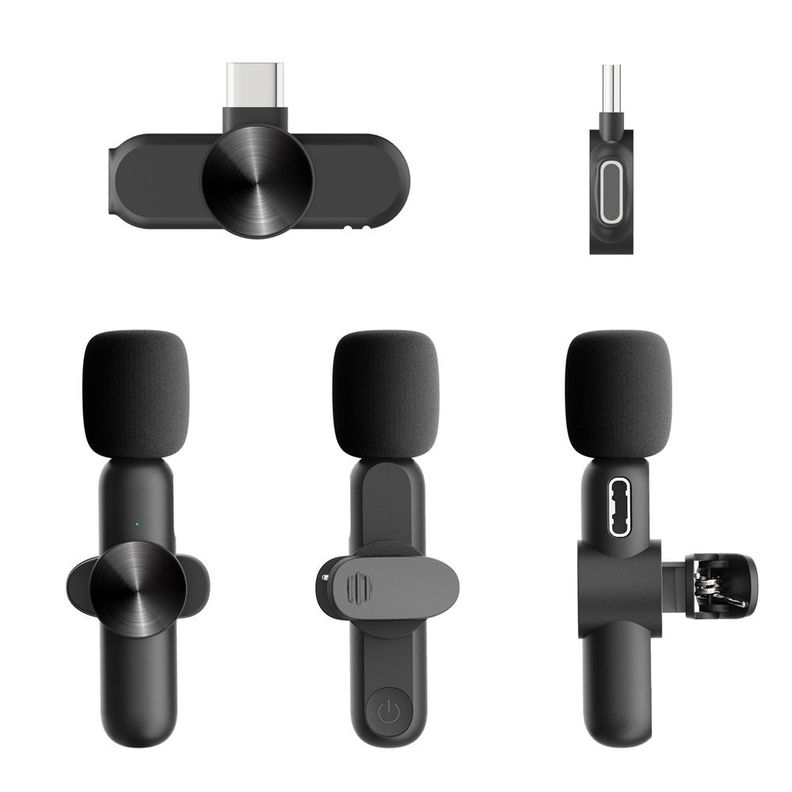 Micrófono Lavalier Solapa Inalámbrico Type C-0