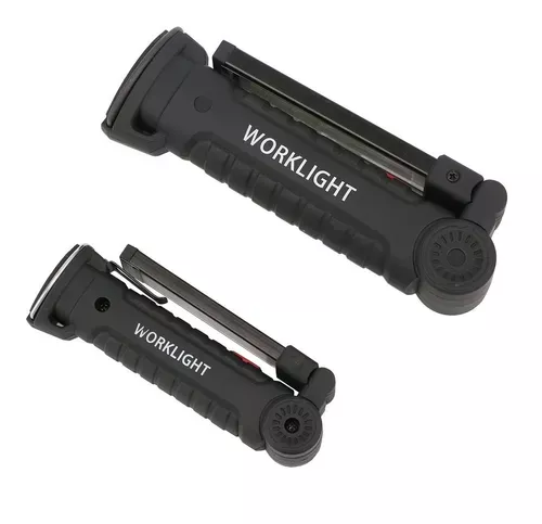 Linterna Cob Led Recargable Táctica Mag. C/gancho Pequeña-1
