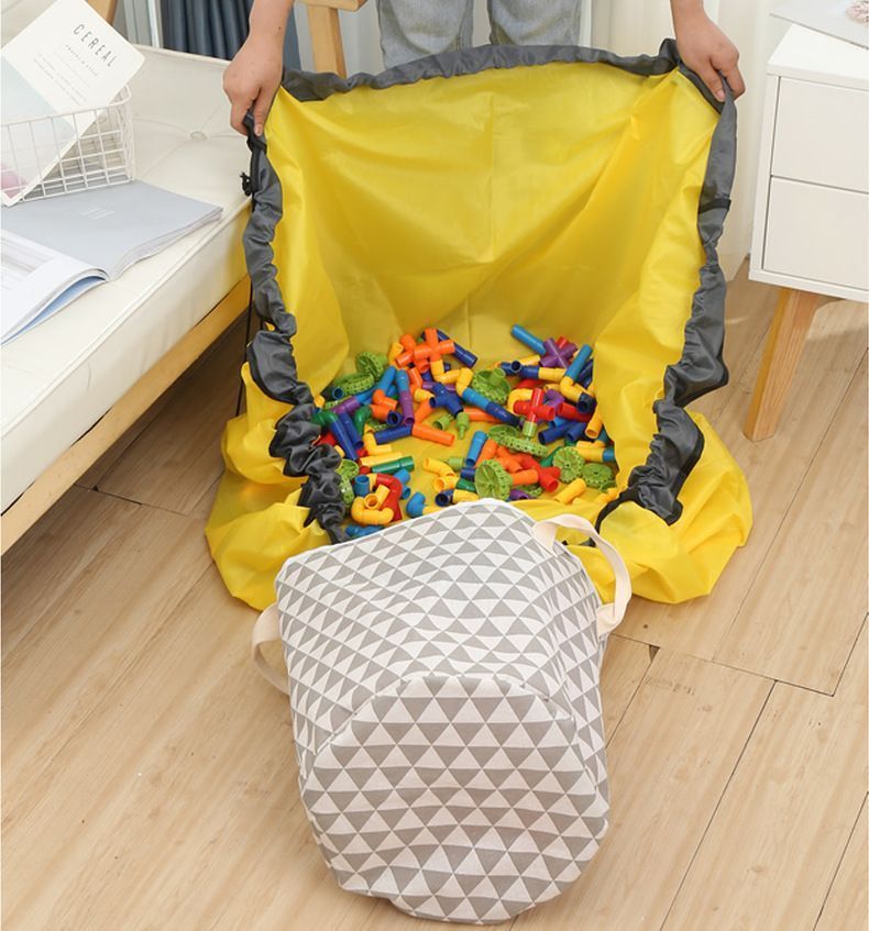 Bolsa De Almacenamiento Juguetes Cesto Canasta Impermeable-2