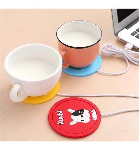 Posavasos Silicona Calentador Usb Motivo Mascota-3