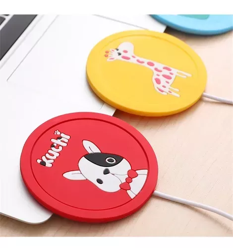 Posavasos Silicona Calentador Usb Motivo Mascota-2