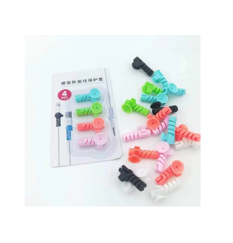 10 Pcs Protectores Para Cable Colores Surtidos Bue-1