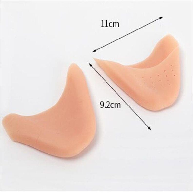 2 Pcs Protector Silicona Punta De Pie Dedos, Tacones Zapatos-4
