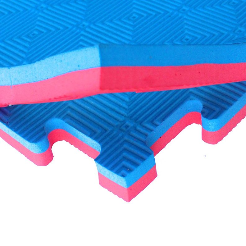 Plancha Tatami 1mt X 1mt X 2,5cm Rojo/azul-0