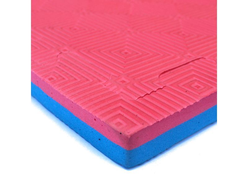 Plancha Tatami 1mt X 1mt X 2,5cm Rojo/azul-1