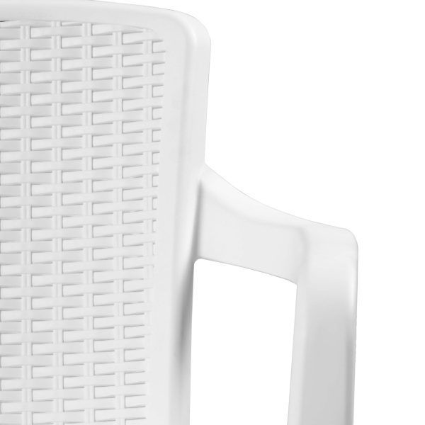 Silla Exterior e Interior Infinity Color blanco MQ QRubber-2