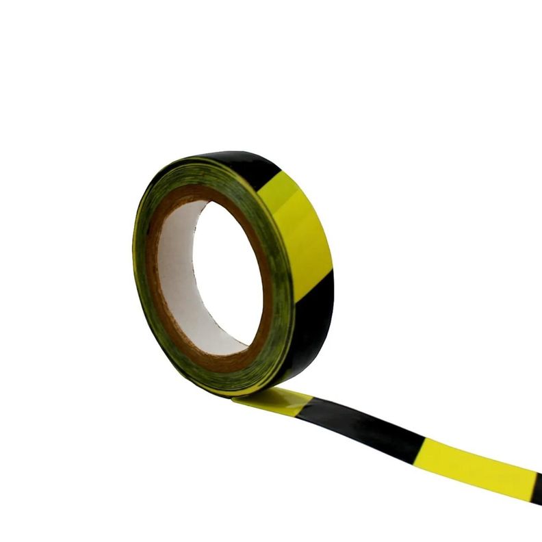 Cinta Demarcatoria 25mm x 33 mts Amarillo Negro QRubber