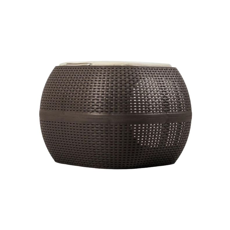 Cama Mascotas Perro/Gato Acolchada tipo Rattán MQ QRubber-3