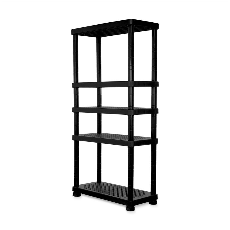 Estantería Modular 5 Niveles Superforte Negro MQ QRubber-0