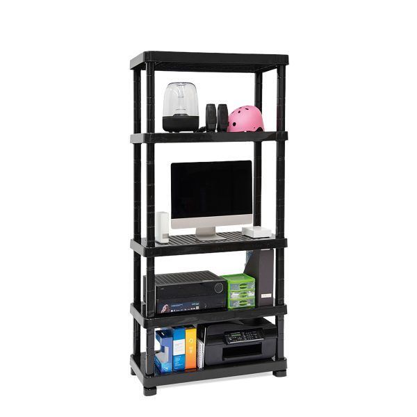 Estantería Modular 5 Niveles Superforte Negro MQ QRubber-4