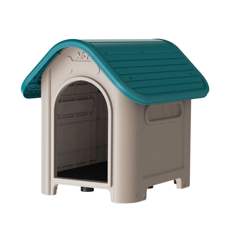 Casa Mascotas Perro Raza Grande Turquesa MQ QRubber-0