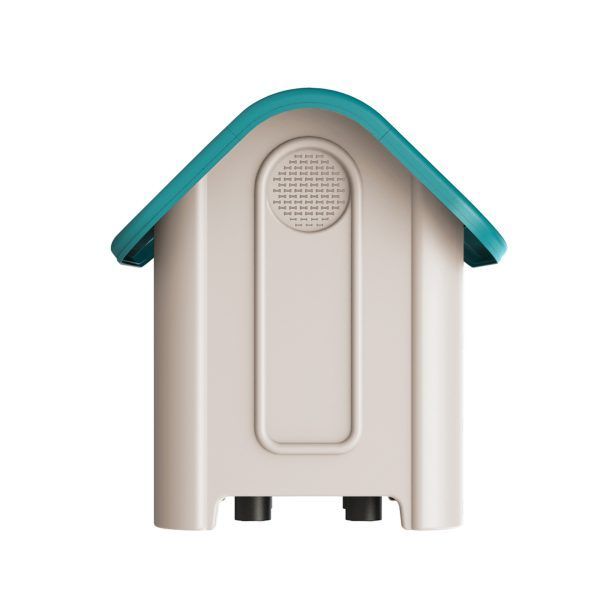 Casa Mascotas Perro Raza Grande Turquesa MQ QRubber-3