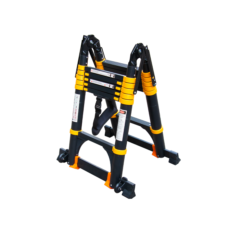 Escalera Aluminio Telescópica Multiuso Retráctil 3,8 QRubber-0