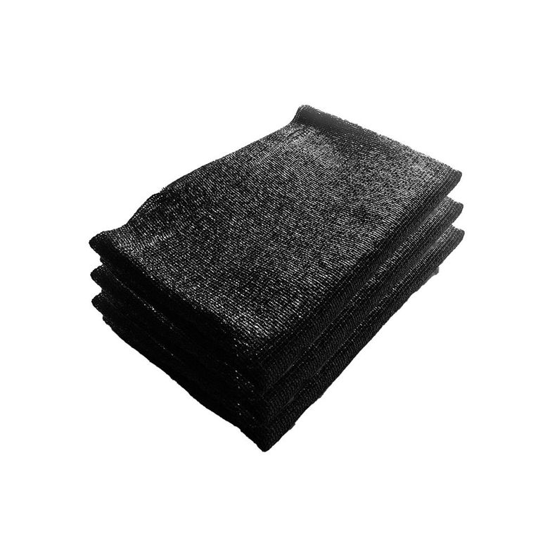 Malla Raschel Negra  2,1 x 100 Mts. Sombra 80% - QRubber-0