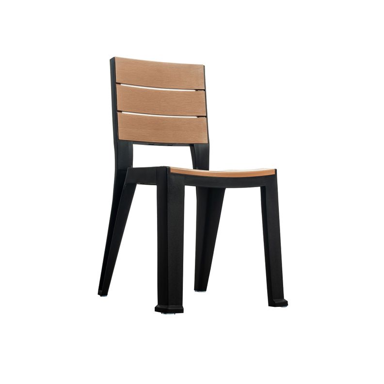 Silla Exterior/interior Modelo Madeira Café MQ - Qrubber-4